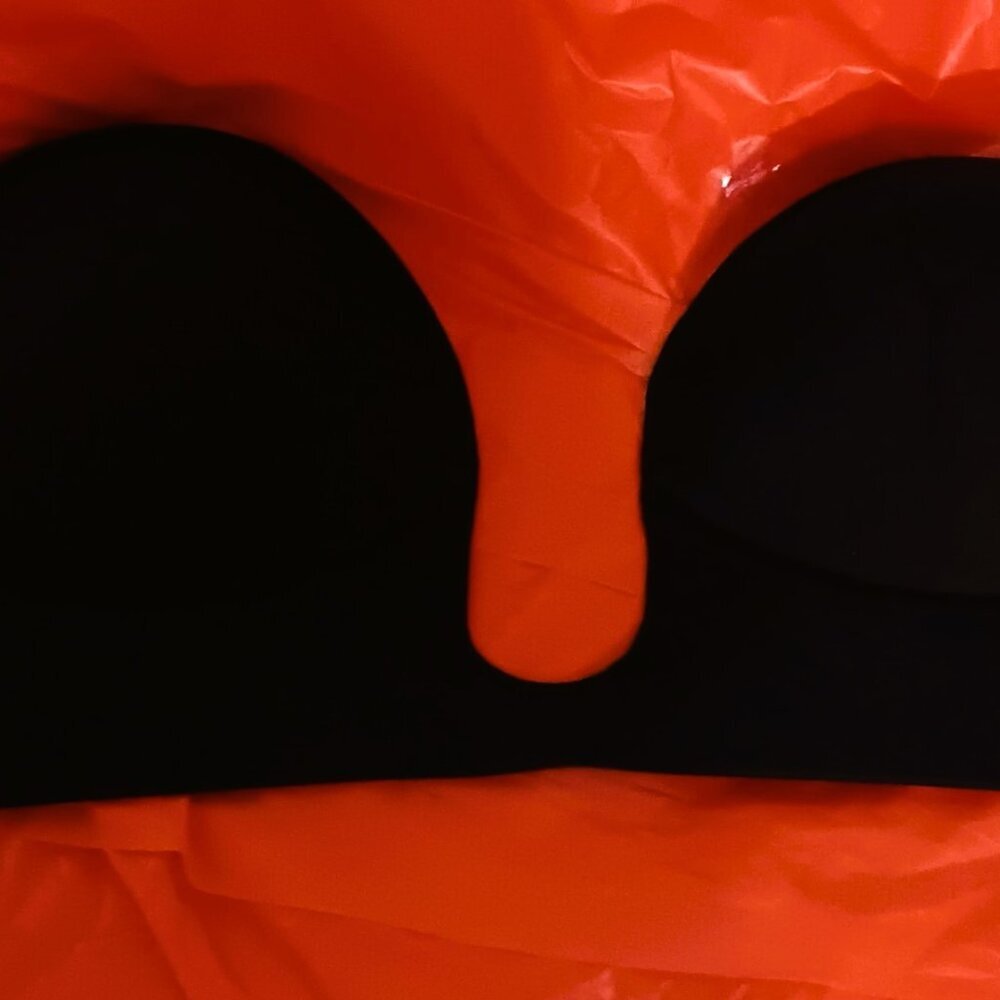 BLACK ADHESIVE BRA, XL, PLUNGING NECKLINE - Picture 2 of 4